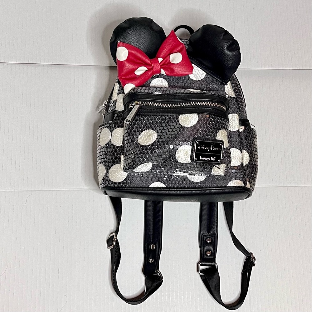 Disney Loungefly Sequin Mouse Backpack - image 7